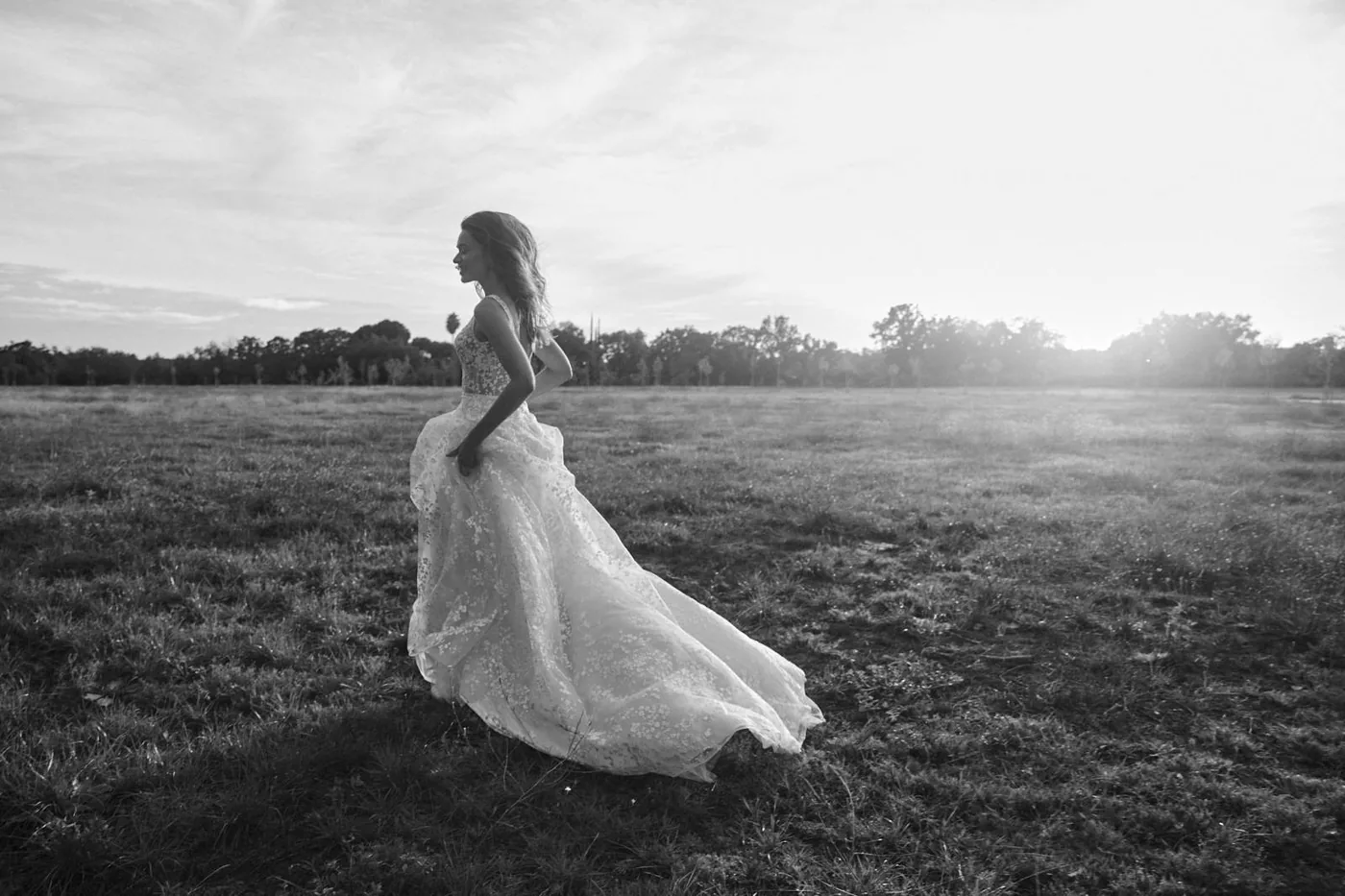 Robe de mariée contemporaine